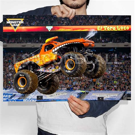 monster truck posters free|monster truck wall art.